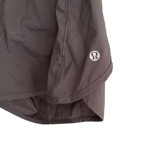 LULULEMON Speed Running Shorts Inner Liner Grey White 6 - Picture 5 of 5